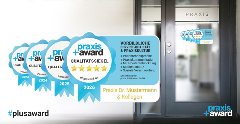 4. Kontinuitäts-Siegel: personalisiert / XL Aufkleber & digitales Signet für Ihre Homepage/Webseite