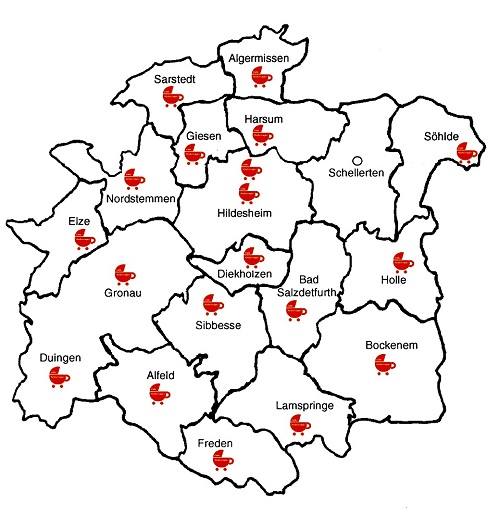 Café Kinderwagen Standorte im Landkreis Hildesheim