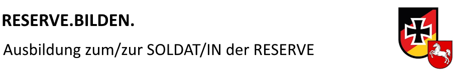 Interesse an der Ausbildung zum SOLDAT der RESERVE 2023