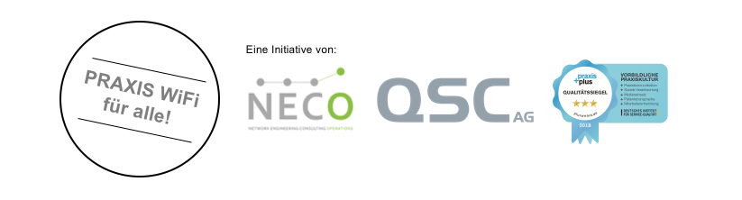17 Praxis-WiFi Feld-Test 2017 - eine Aktion mit: QSC AG & NECO WiFi