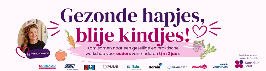 Aanmelden voor workshop Gezonde hapjes, blije kindjes