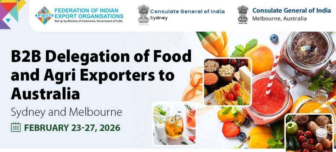 Register to Attend Buyer Seller Meets at Sydney (23/02/2026) & Melbourne (26/02/2026)-Only for Australian Companies/Buyers